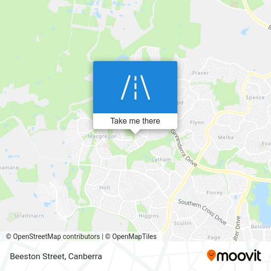 Beeston Street map
