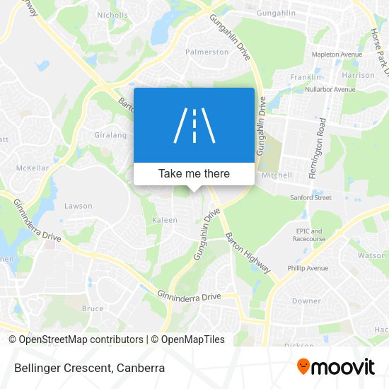 Bellinger Crescent map