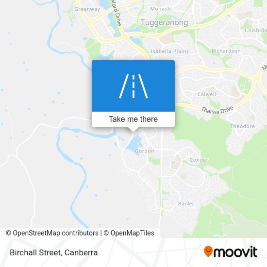 Birchall Street map