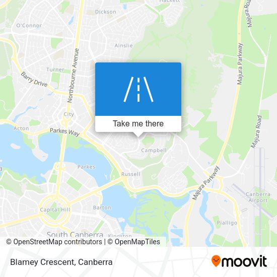 Blamey Crescent map