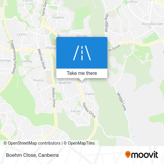 Boehm Close map