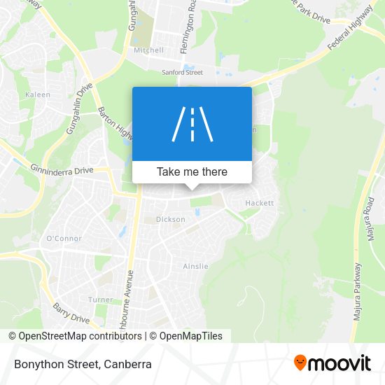 Bonython Street map