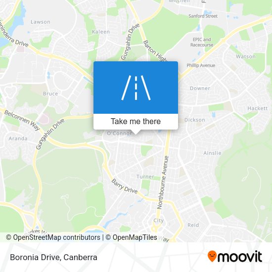 Boronia Drive map