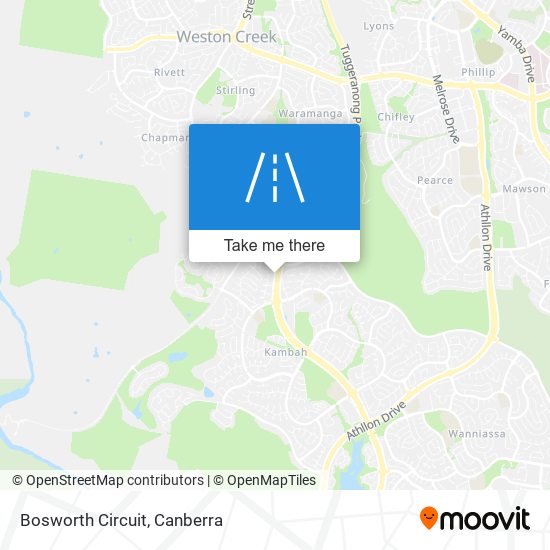 Bosworth Circuit map