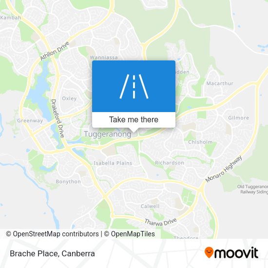 Brache Place map