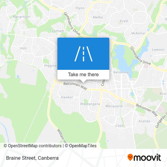 Braine Street map