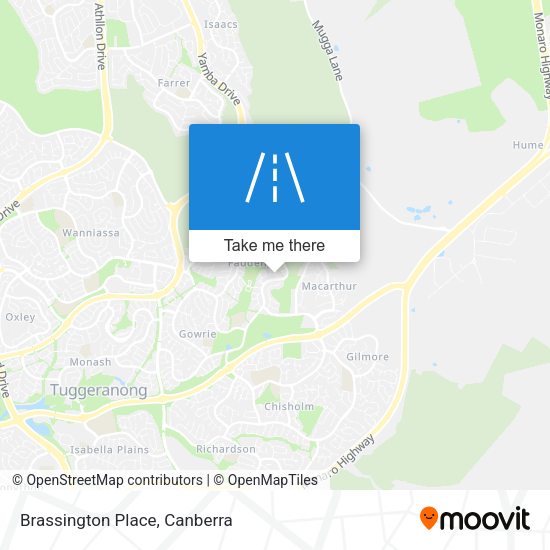 Brassington Place map