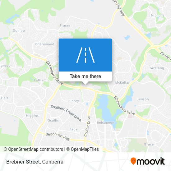 Brebner Street map