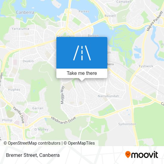 Bremer Street map