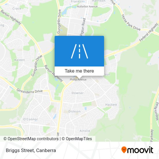 Briggs Street map