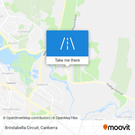 Brindabella Circuit map