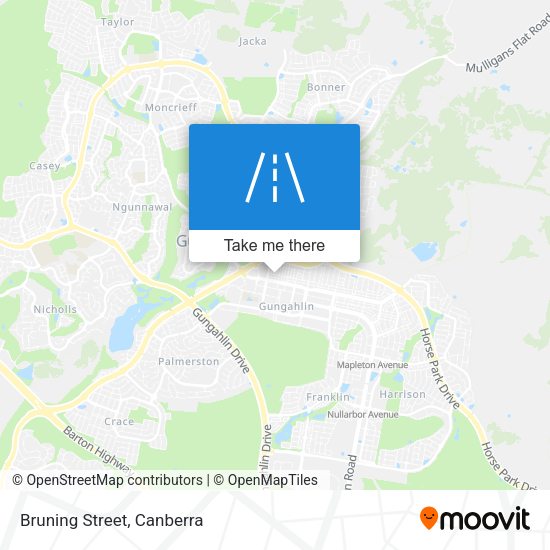 Bruning Street map