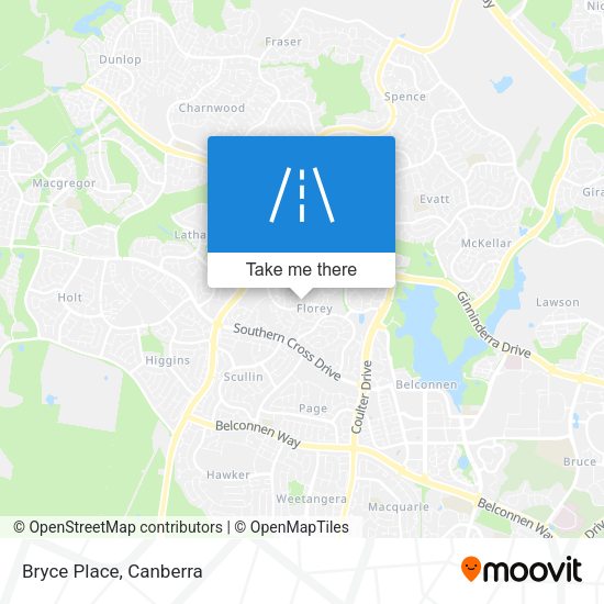 Bryce Place map