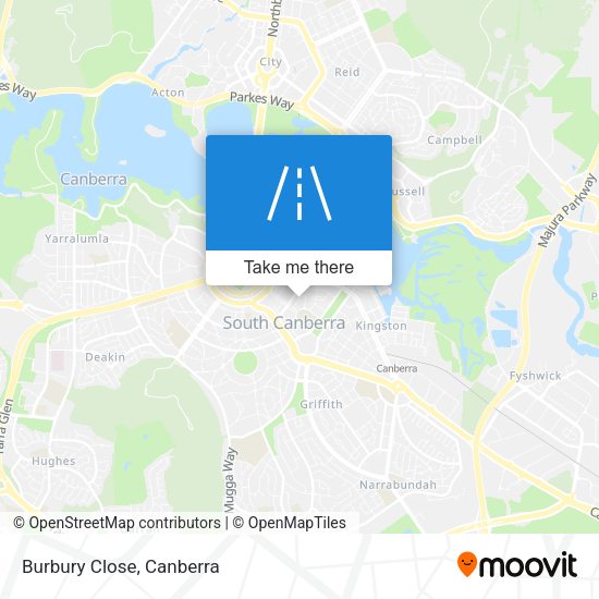 Burbury Close map