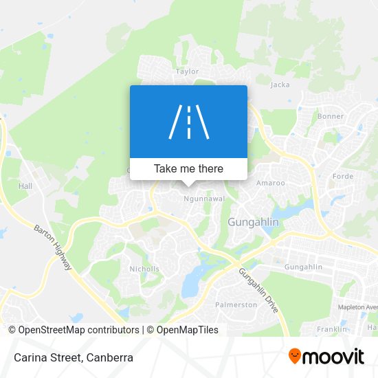 Carina Street map