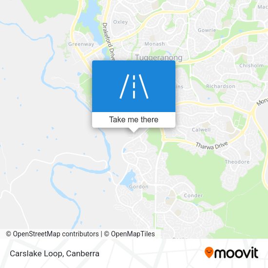 Carslake Loop map