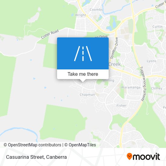 Casuarina Street map