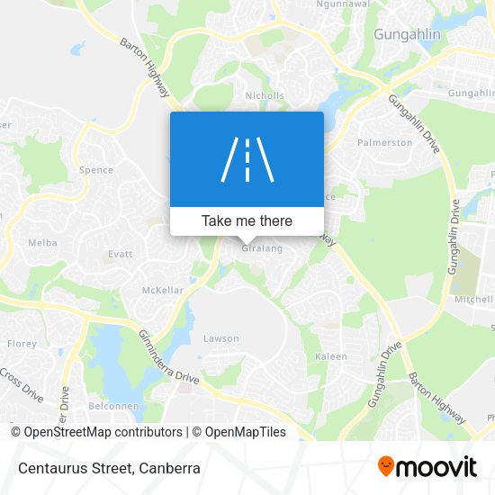 Centaurus Street map