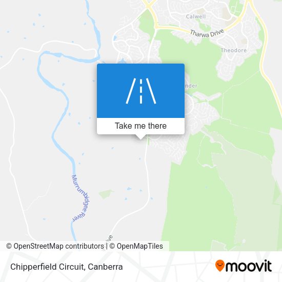 Chipperfield Circuit map