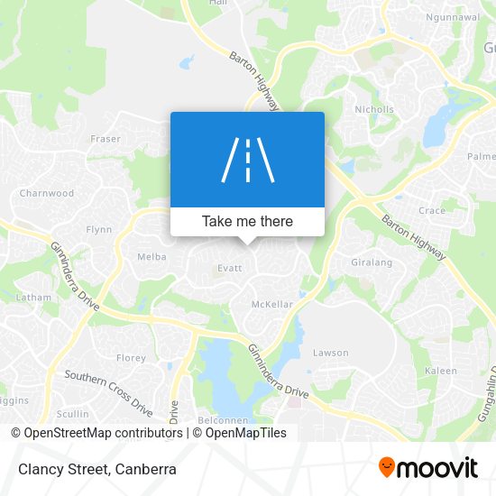Clancy Street map