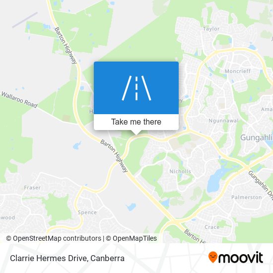 Clarrie Hermes Drive map