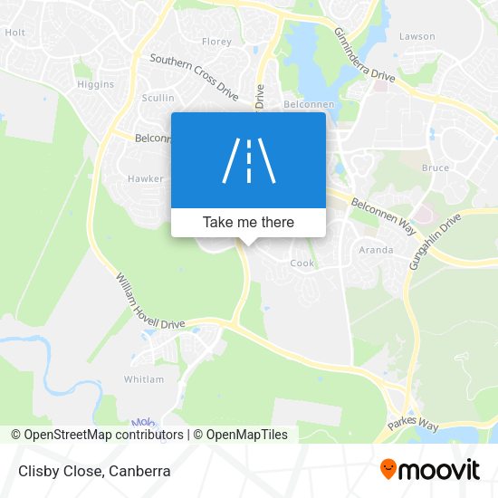 Clisby Close map
