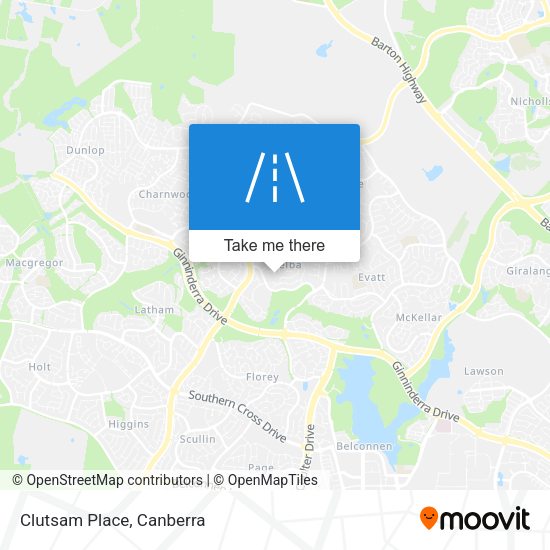 Clutsam Place map