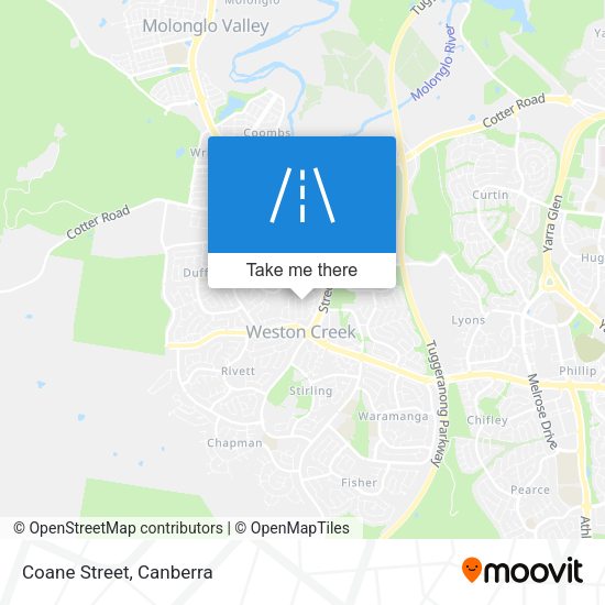 Coane Street map