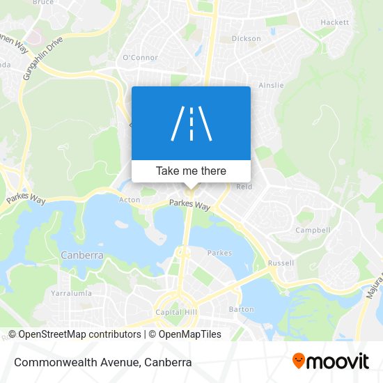 Commonwealth Avenue map