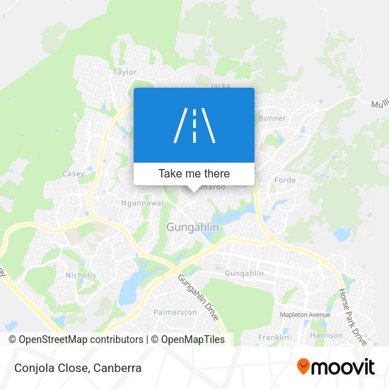 Conjola Close map