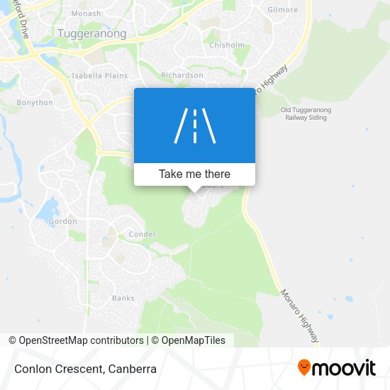 Conlon Crescent map