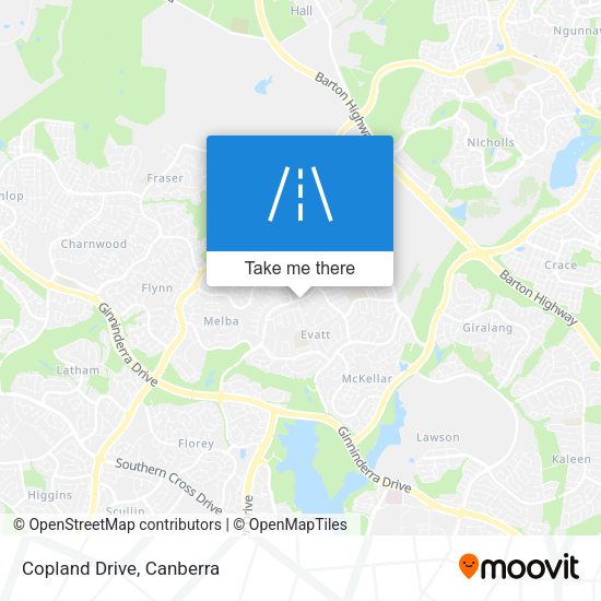 Copland Drive map