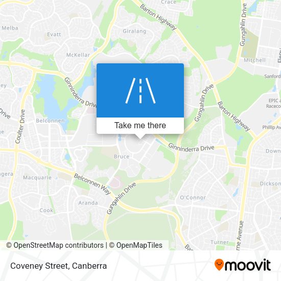 Coveney Street map