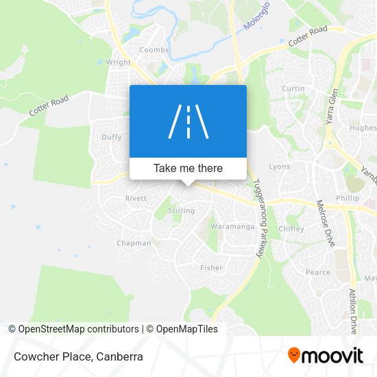 Cowcher Place map