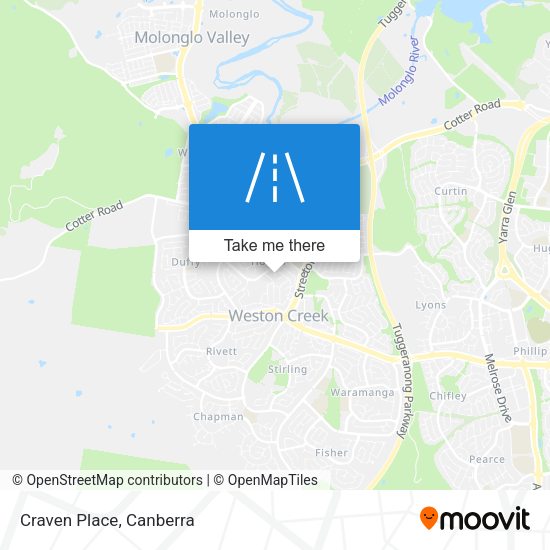 Craven Place map