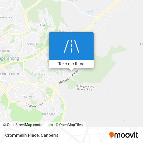 Crommelin Place map