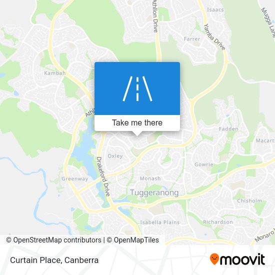 Curtain Place map