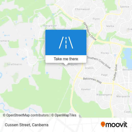 Cussen Street map