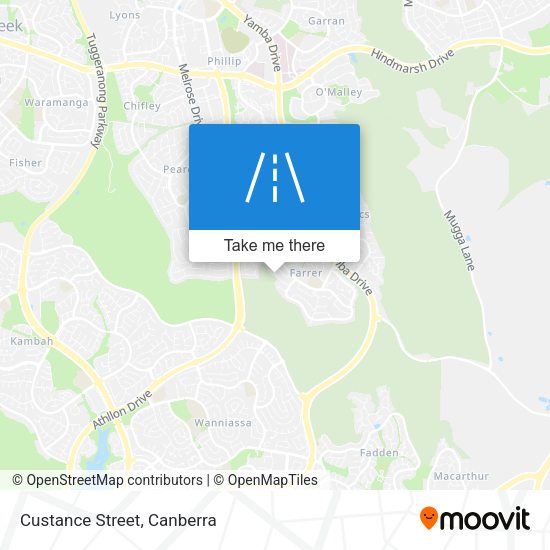 Custance Street map