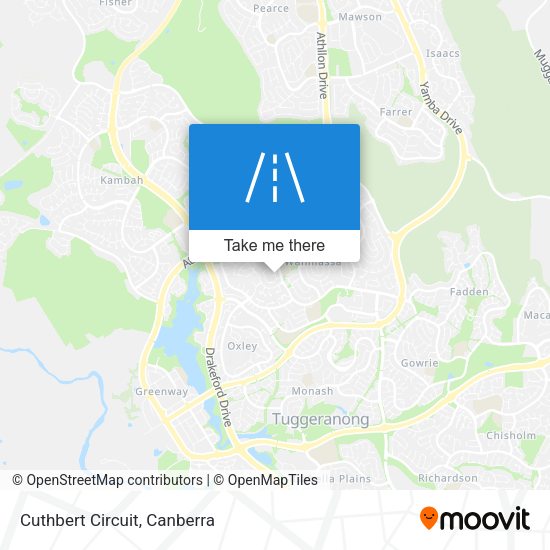 Cuthbert Circuit map