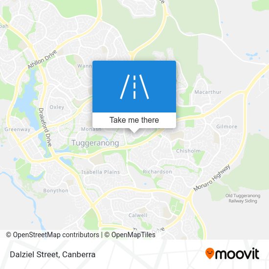 Dalziel Street map