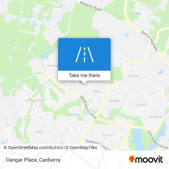 Dangar Place map