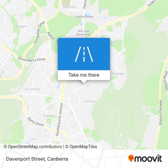 Davenport Street map