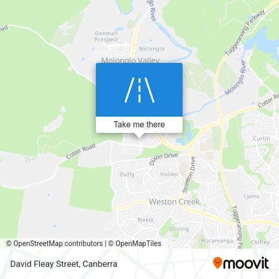 David Fleay Street map