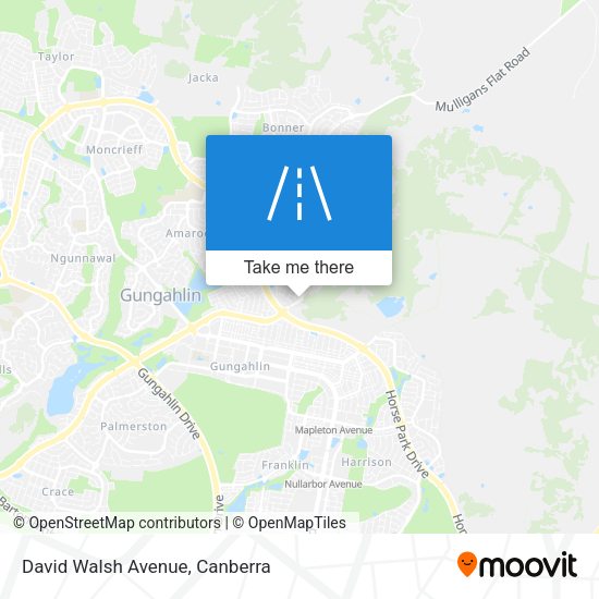 David Walsh Avenue map