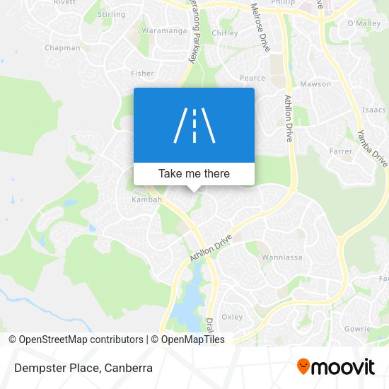 Dempster Place map