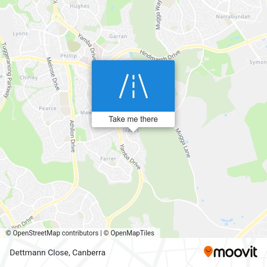 Dettmann Close map