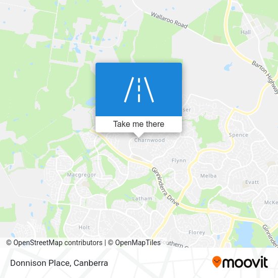 Donnison Place map