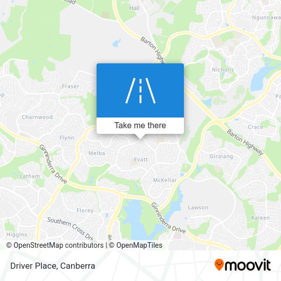 Driver Place map