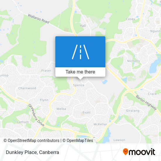 Dunkley Place map